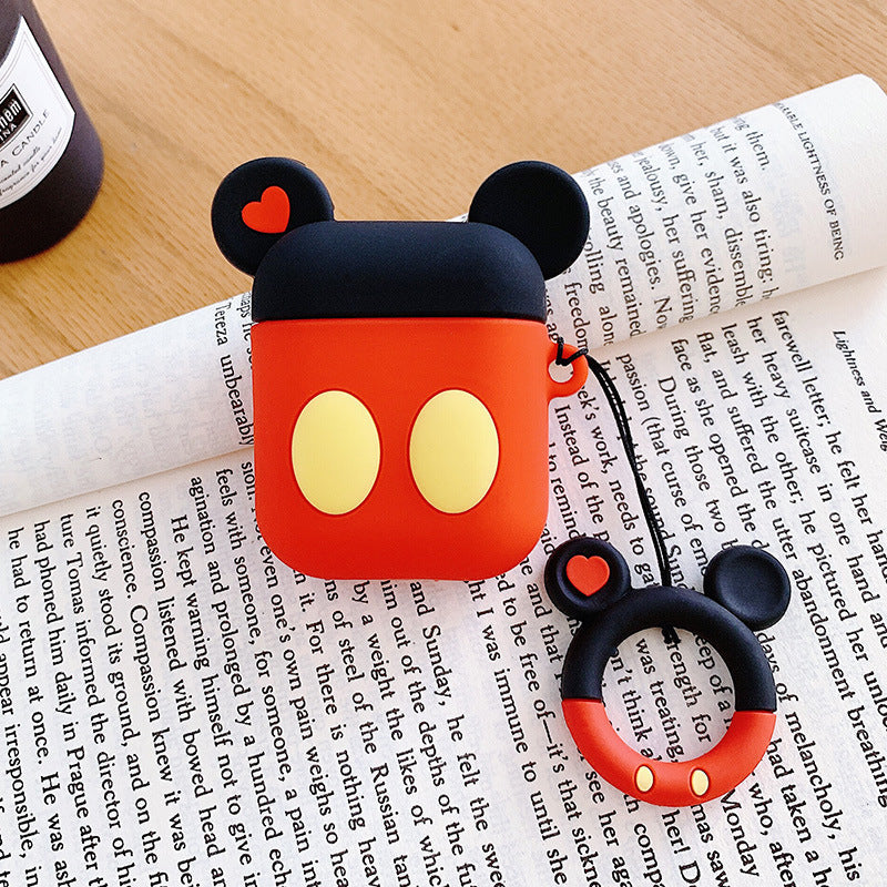 AirPods 5th generation silicone wireless Bluetooth earphone protective case suitable for Apple Pro 2nd generation cute box - Korvel