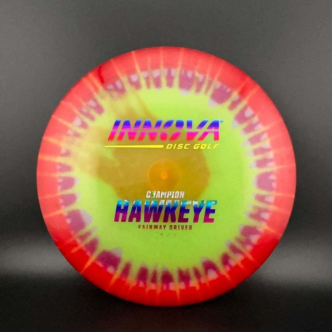 I-Dye Champion Hawkeye Disc Golf Driver