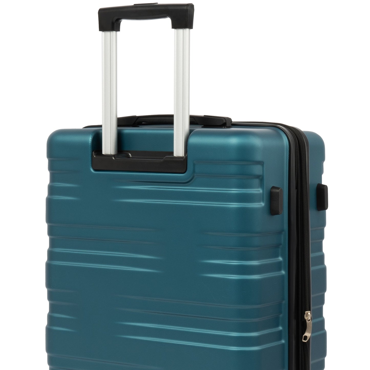 Hardshell Luggage Sets 3 Pcs Spinner Suitcase with TSA Lock Lightweight 20''24''28'' Navy + ABS - Korvel