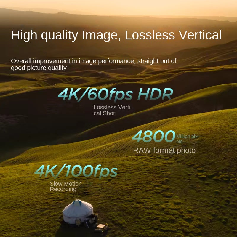 DJI Mini 4 Pro, an all-in-one mini aerial camera from DJI, is an entry-level drone that intelligently follows panoramic shooting - Korvel