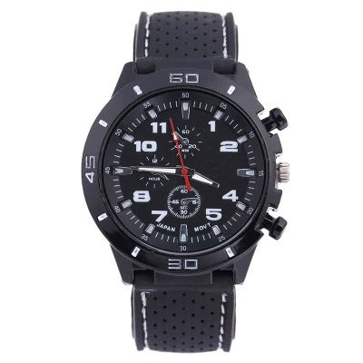Rubber Fashion Sports Men's Watch Car Line Strap Silicone Student Watch - Korvel