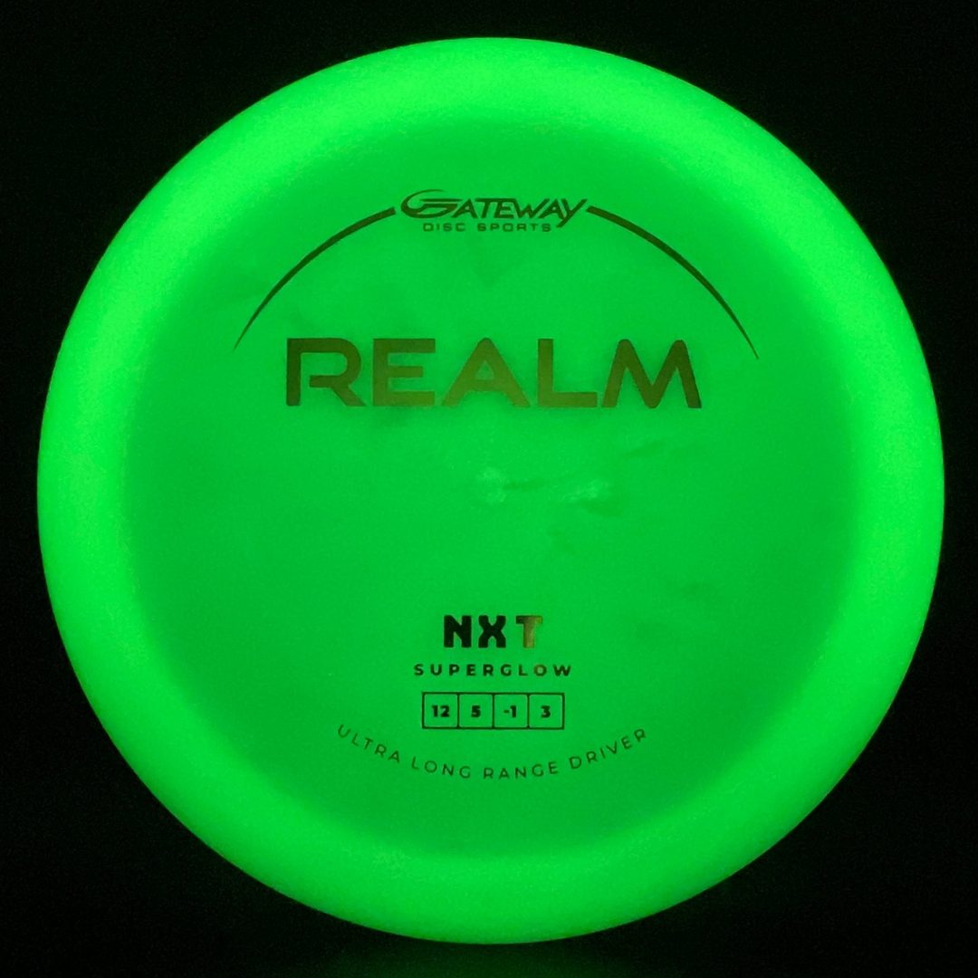 NXT Superglow Realm Disc Golf Driver