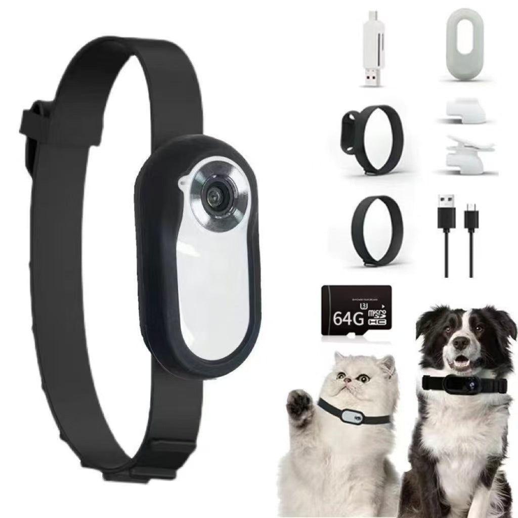 Portable Camera Magnetic Collar Clip Thumb Sports Camera HD Outdoor Pet Camera Portable Cycling Recorder - Korvel