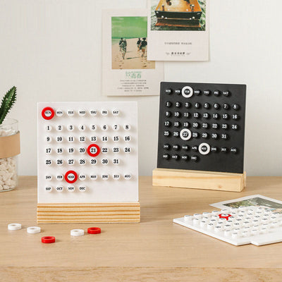 Calendario Creativo de Anillo Estético Alto 2023 - Decoración de Escritorio
