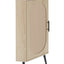 Elegant Freestanding Corner Cabinet with Rattan Doors