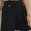 Elegant Decorative Button Pocketed Shorts