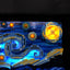 Iluminación de Bloques de Construcción LP inspirada en Van Gogh Noche Estrellada