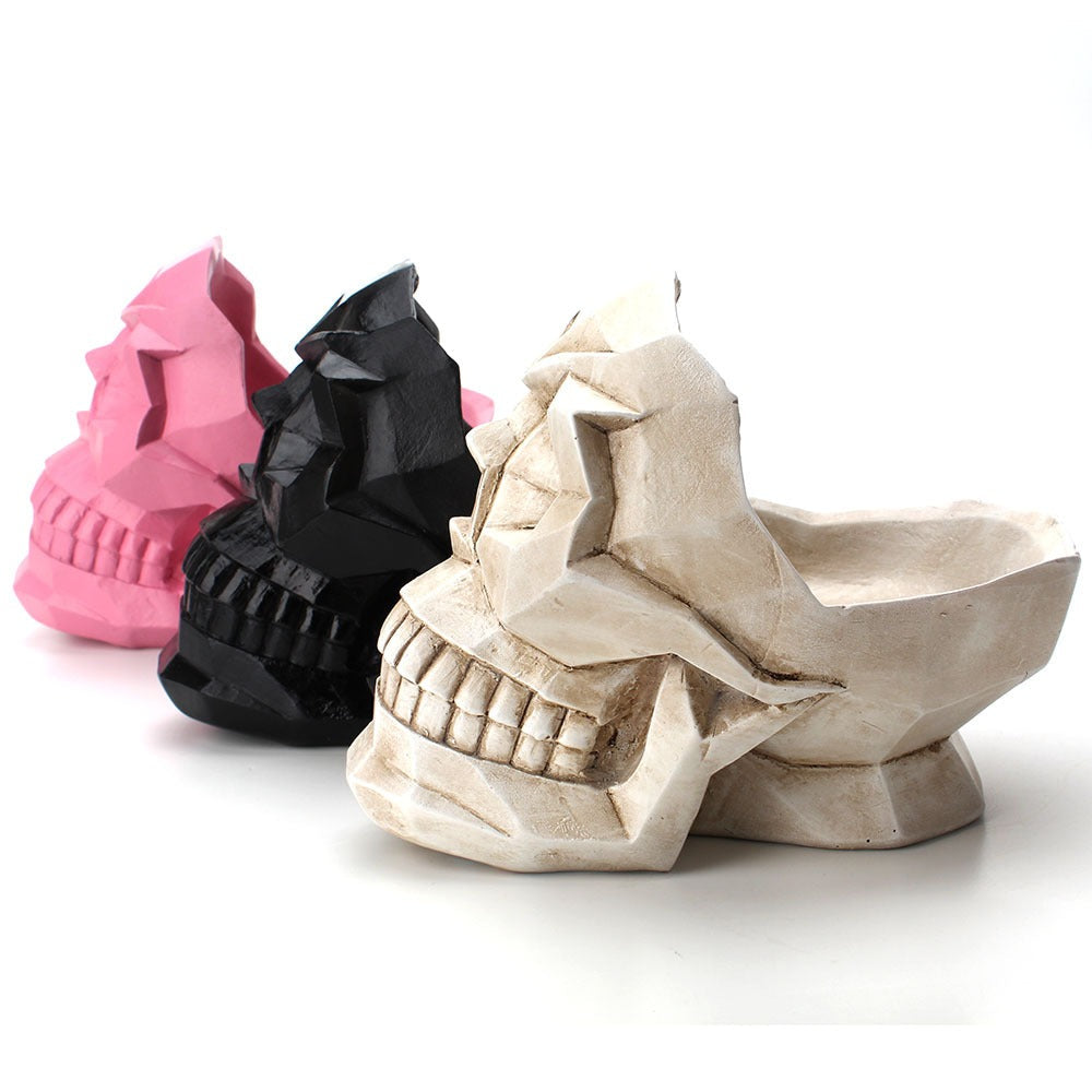 Skull desktop organizer storage box phone holder - Korvel