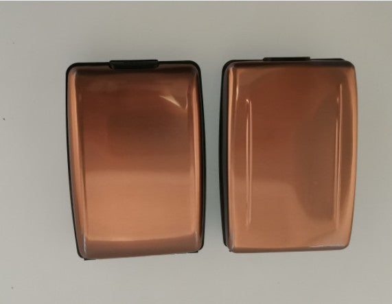 Fashion Bank Card Business Card Case Aluminum Alloy Bank Card Wallet Card Holder Bag Aluminum Bag - Korvel