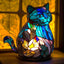 Magical LED ornament creative home USB plug luminous decoration resin statue - Korvel