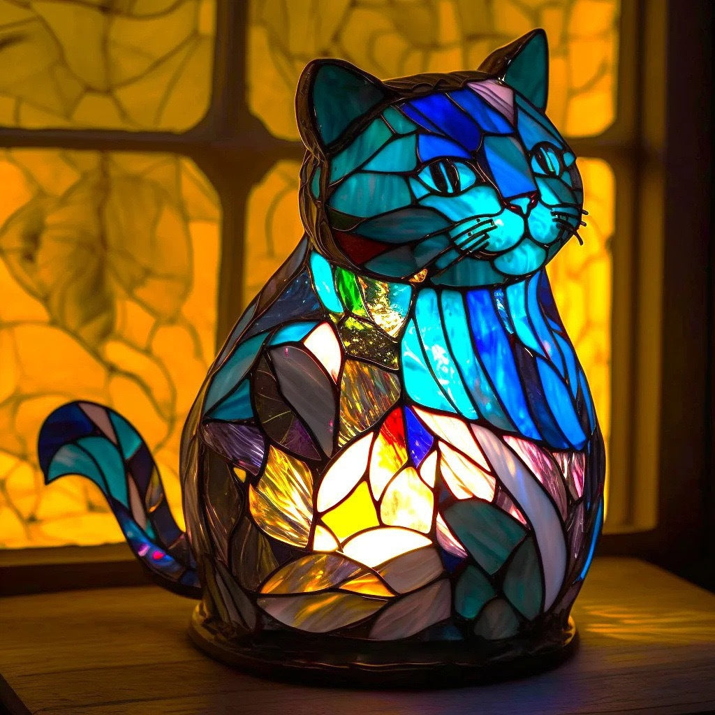 Magical LED ornament creative home USB plug luminous decoration resin statue - Korvel
