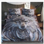 3D digital printing wolf warrior quilt cover three piece bedding home textile - Korvel