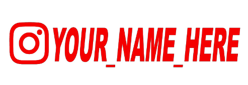 New Car Sticker User Name Custom Personalized Vinyl Decals Motorcycle For Customization Needs Remarks Car Sticker - Korvel
