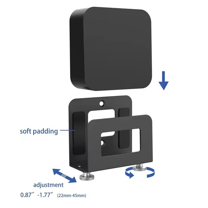 Support mural ajustable pour Apple TV et appareils multimédias