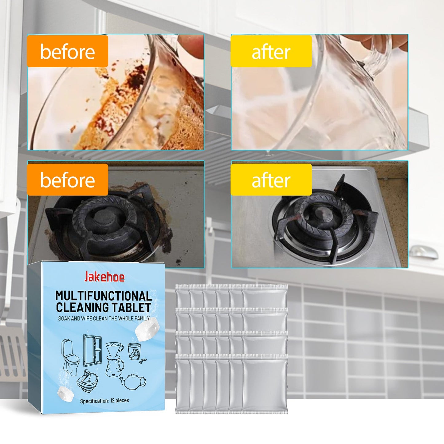 Multifunctional Kitchen Cleaning Tablets