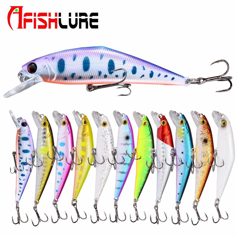 AFISHLURE Fishing Lure Wobblers Trout  85mm/15g Minnow  Hard Baits Iscas Artificial Pesca Leurre - Korvel