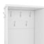 Multi-functional Hall Tree with Storage Shelves Drawers Cabinet Elegant Hallway Shoe Cabinet with Bench Modern Coat Rack White - Korvel