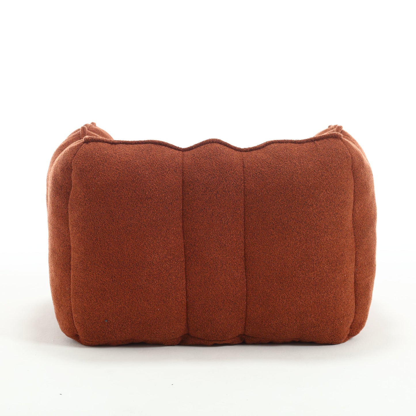 Soft Bean Bag Chair with High Resilient Foam(Chips)for living room and bedroom Comfortable Square Lazy Sofa with  Footstool - Korvel