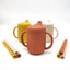 Silicone Baby Learning Drink Cup with Straw - Leak-Proof Design