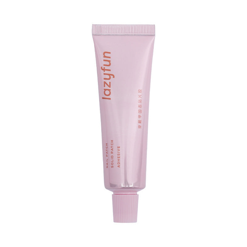 LAZYFUN Solid Patch Glue - High Capacity, Ultra Strong Adhesion, Long-lasting, Safe for Natural Nails, Easy to Remove - Korvel