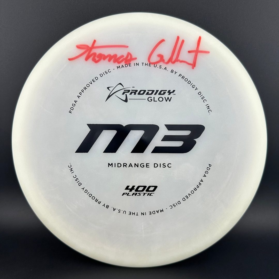 M3 (400 Glow) Disc - Signed by Thomas Gilbert