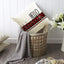 Christmas Pillowcase Linen Red Black Checkered Letter Printed Pillow Cover Holiday Living Room Decoration - Korvel