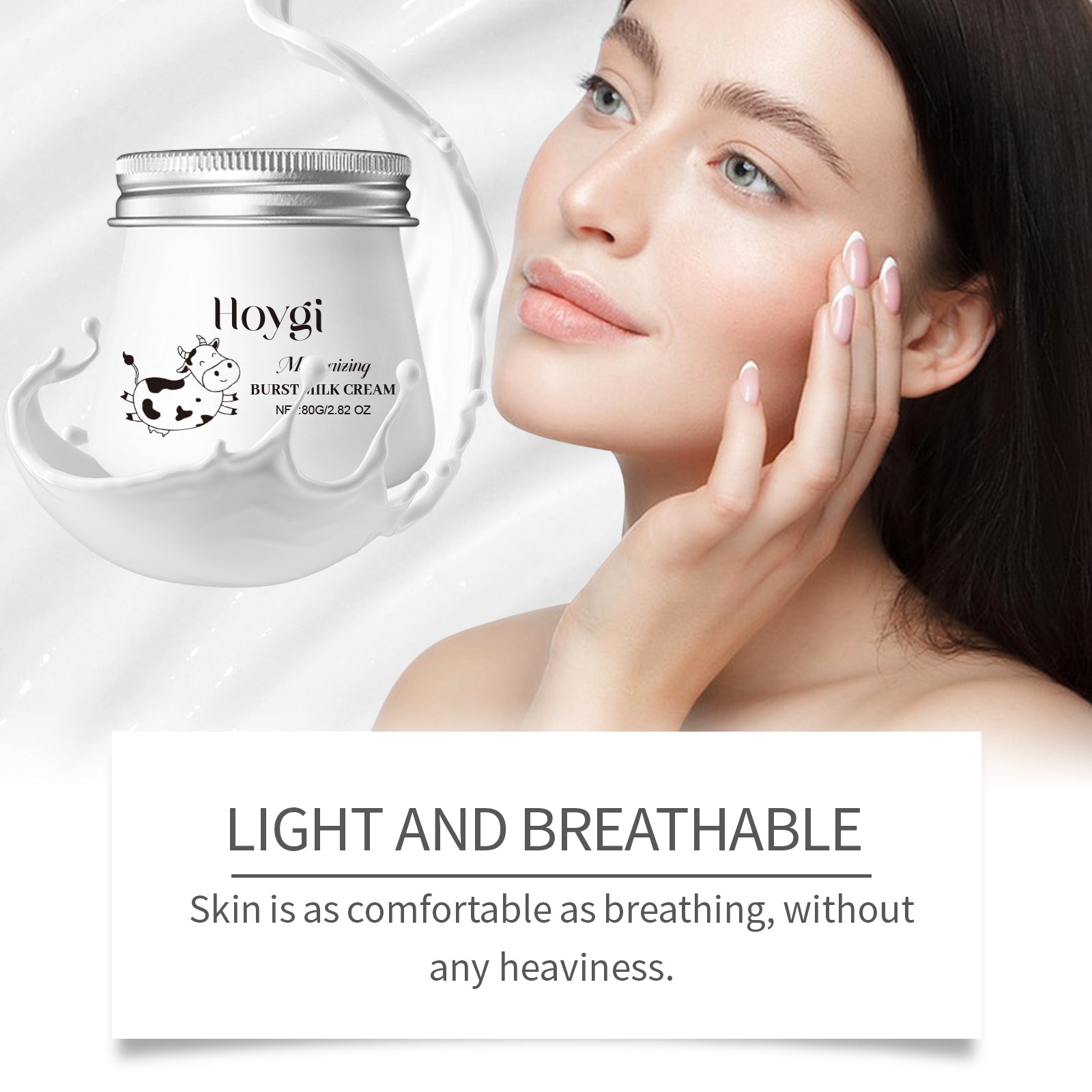 Hydrating Moisturizing Milk Cream Brightening Skin Even Tone Nourishing Moisturizing Concealer - Korvel