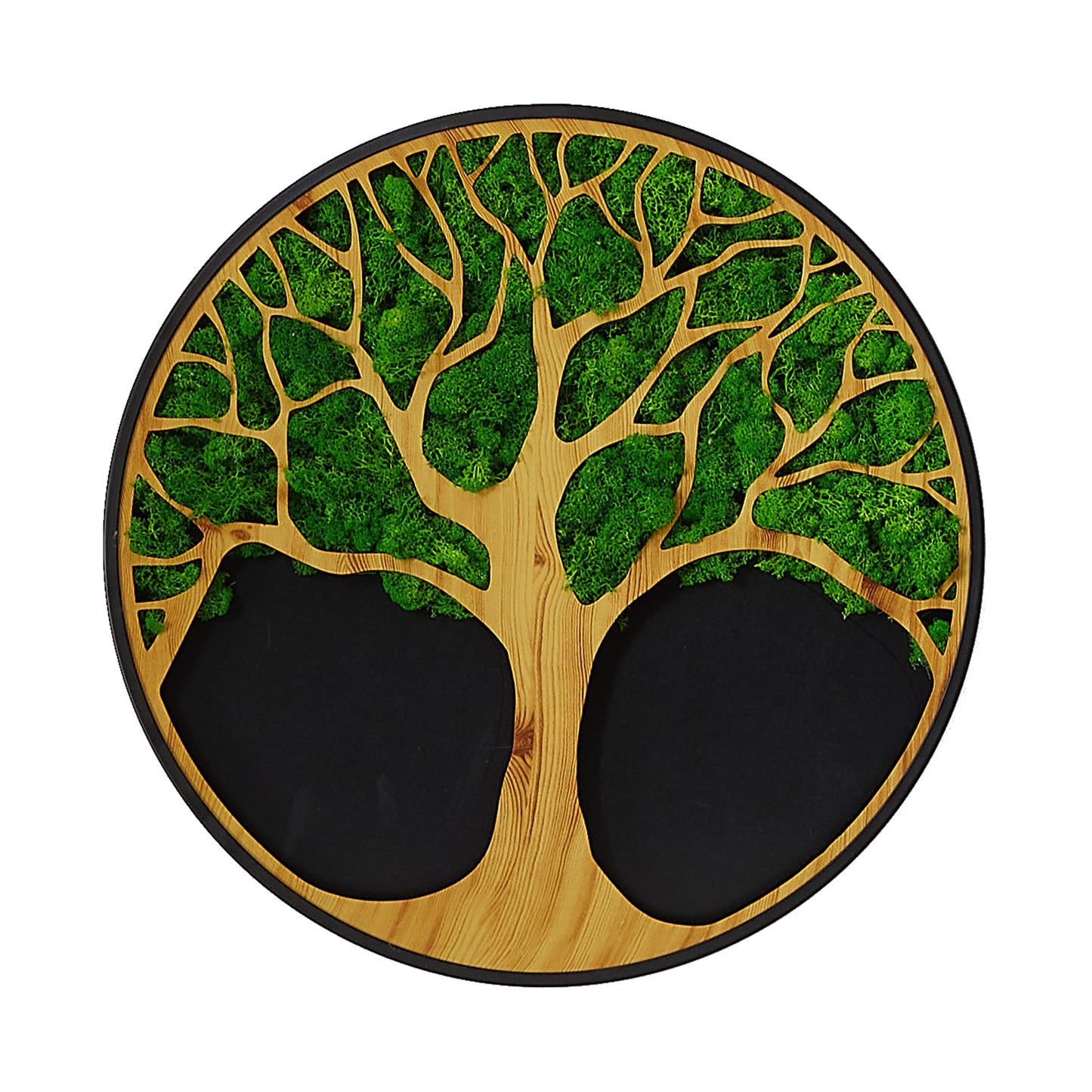 Life Tree Moss Metal Wall Art - Korvel