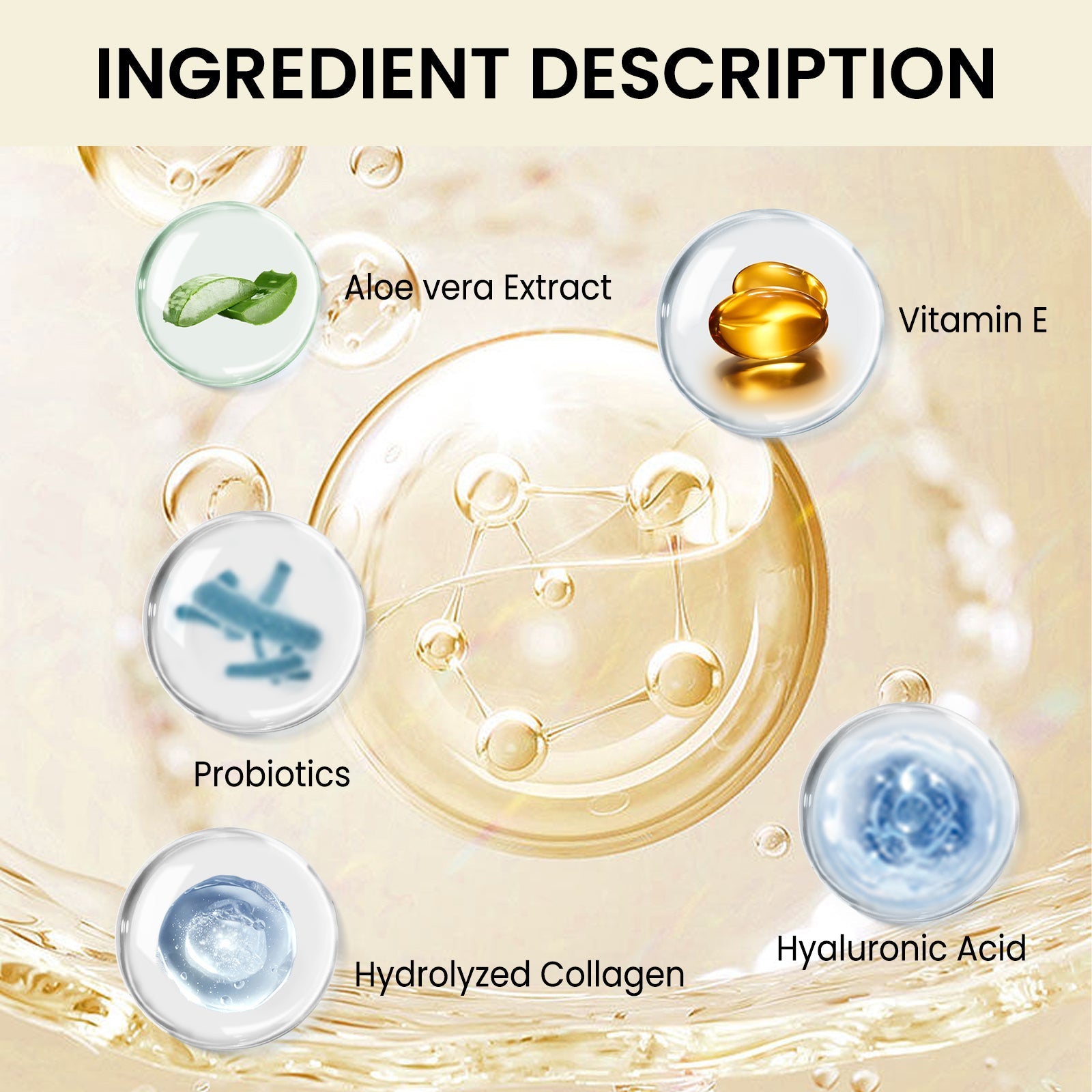 Collagen Anti-Aging Serum, Fade Fine Line Collagen Recombination Anti-Aging Serum - Korvel