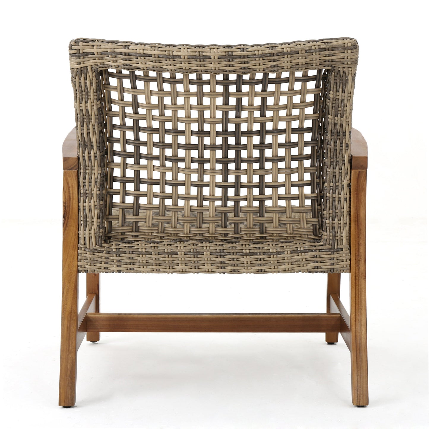 HAMPTON WOOD + WICKER CLUB CHAIR ( set of 2) - Korvel