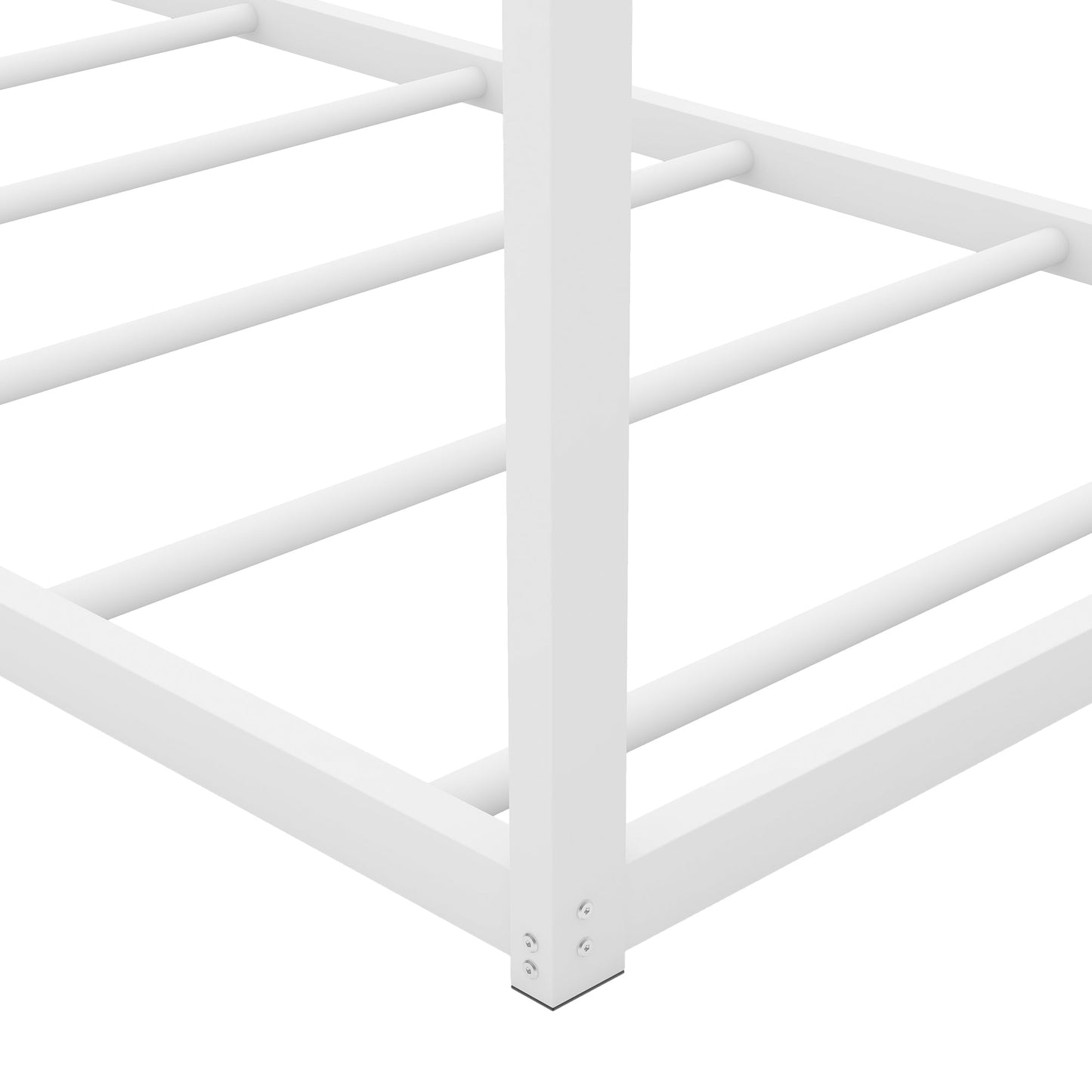 Metal House Shape Platform Bed - Twin