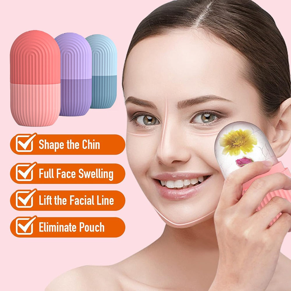 Silicone diamond shaped face mask ice grid - Korvel