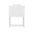 Makeup Vanity Desk With LED Lighted Mirror ,Dressing Table Set With 2 Large Drawers 10 LED Light ,White Color - Korvel