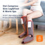 Electric Air Wave Leg Calf Massager with Hot Compress