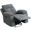 270 degree rotating electric recliner speaker with LED light, USB+C charging port, extendable foot pedal, adjustable backrest - Korvel