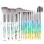 15 pcs Makeup Brushes Diamond Crystal Handle Makeup Tools Foundation Eyeshadow Brush - Korvel