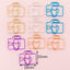 10 pcs/pack cute Cactus star Ice Cream Mini Paper Clips Kawaii Stationery Metal Clear Binder Clips Photos Tickets Notes Letter - Korvel