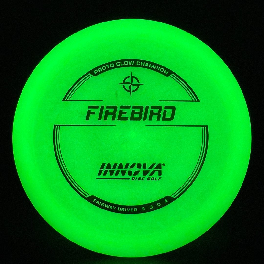 Proto Glow Champion Firebird Disc Golf Disc