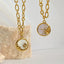Titanium Steel Sun & Moon Necklace - Korvel