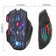 Flowing Crack Colorful Luminous Gaming Mouse Wired Blaze Bird Mouse - Korvel