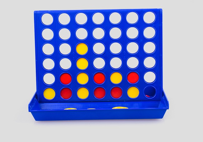 1 Set Connect 4 In A Line Board Game Children's Educational Toys - Korvel