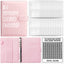 100 Day Challenge Loose leaf Notebook Couple's Savings Notebook Money Saving Envelope Budget Savings Notebook Notepad - Korvel