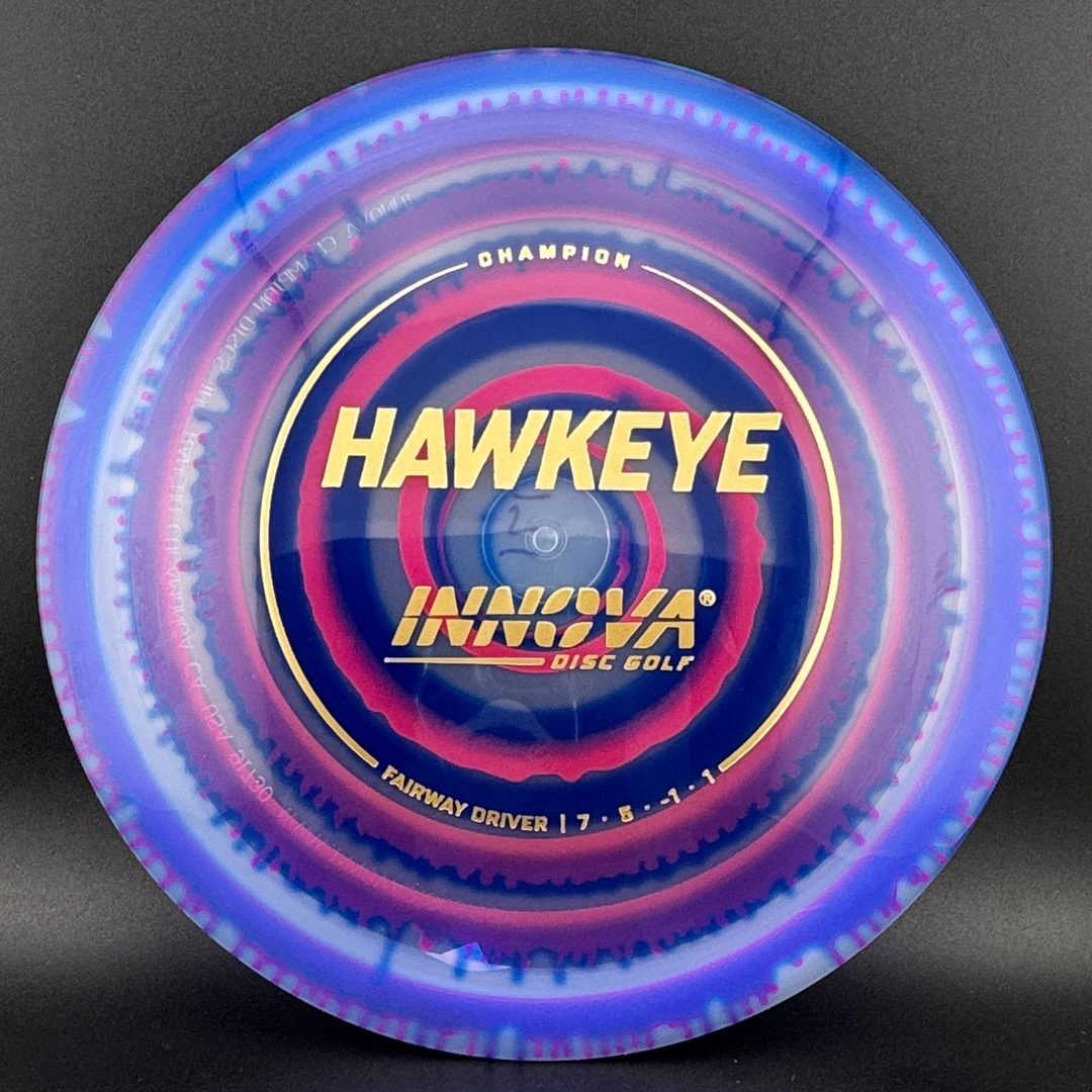 I-Dye Champion Hawkeye Disc Golf Driver