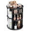 Organisateur de maquillage rotatif premium avec plateaux ajustables