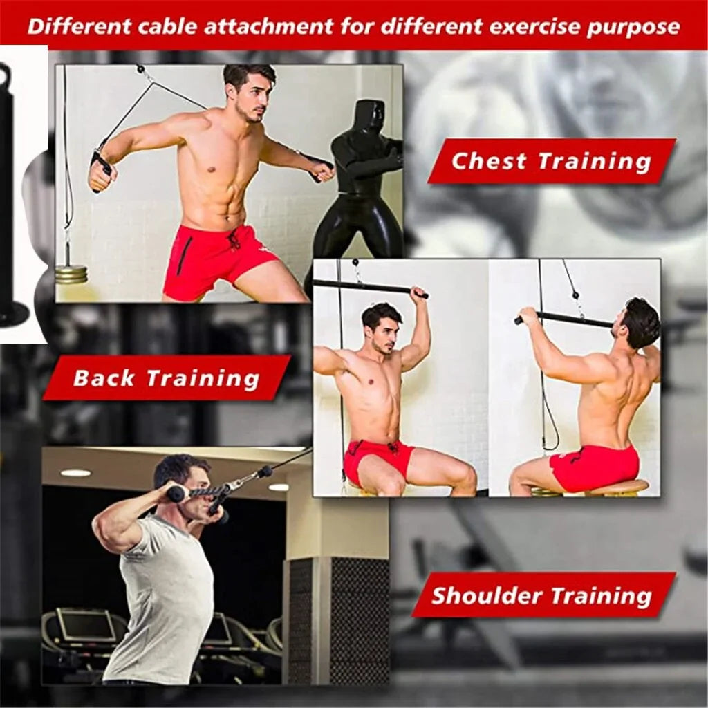 Equipo de gimnasio de cable de polea DIY