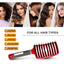 Brosse Démêlante Hairstreaq - Brosse Aérée Premium pour Tous Types de Cheveux