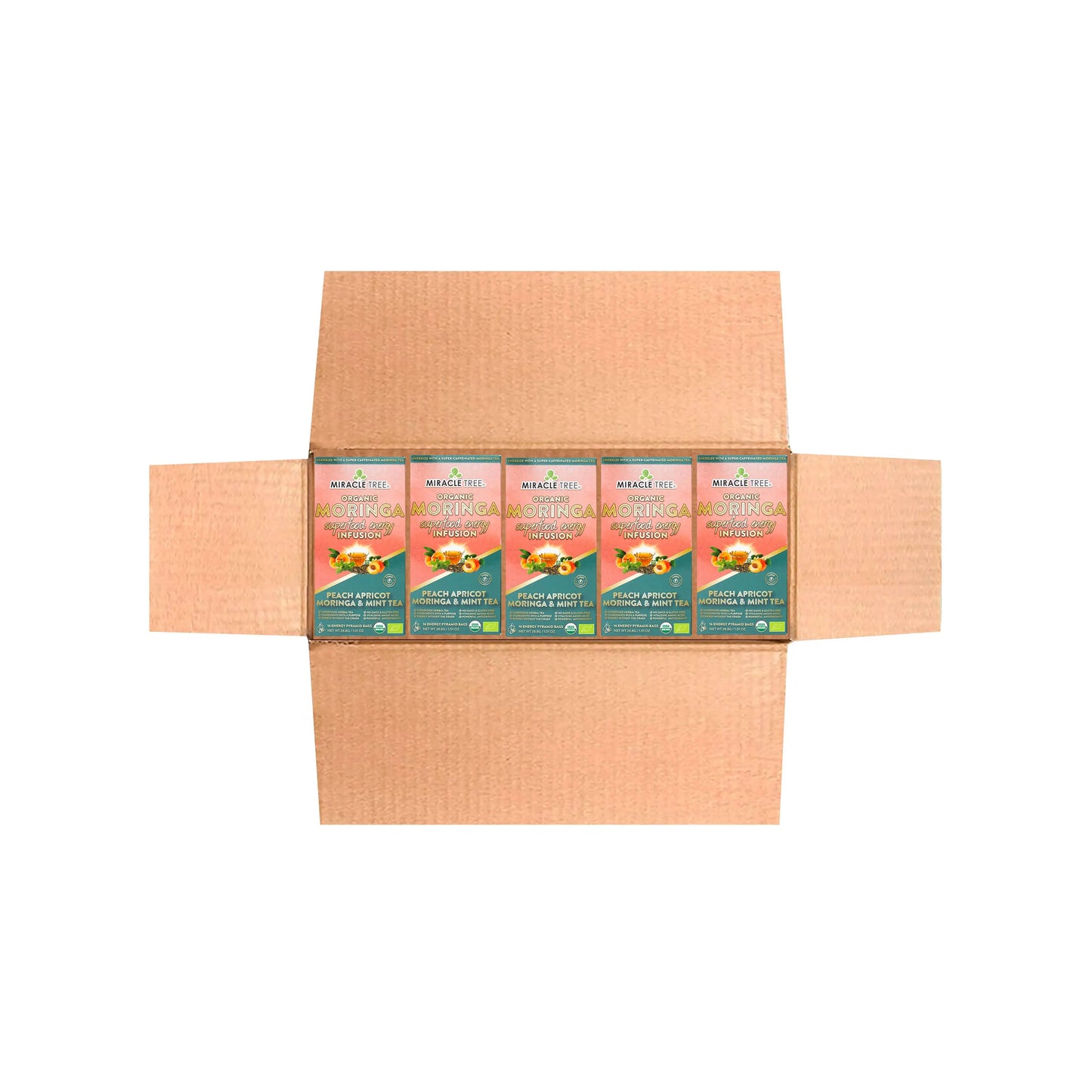 Moringa Energy Tea - Peach Mint Apricot