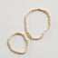 Tobillera o Pulsera de Concha Marina Pura y Oro de 14k