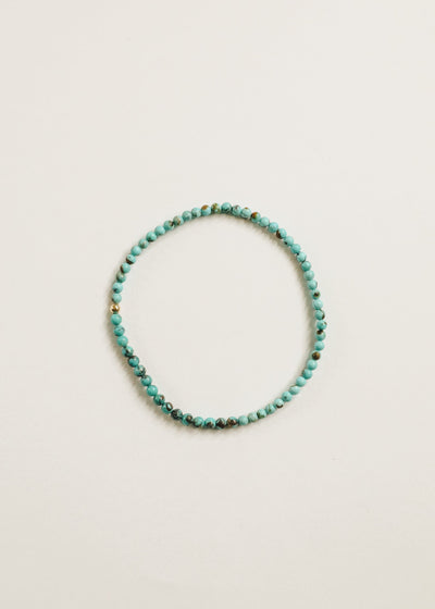 Natural Turquoise & 14k Gold Filled Anklet