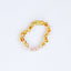 Pulsera/Anklet de Ámbar Báltico Pulido y Cuarzo Rosa